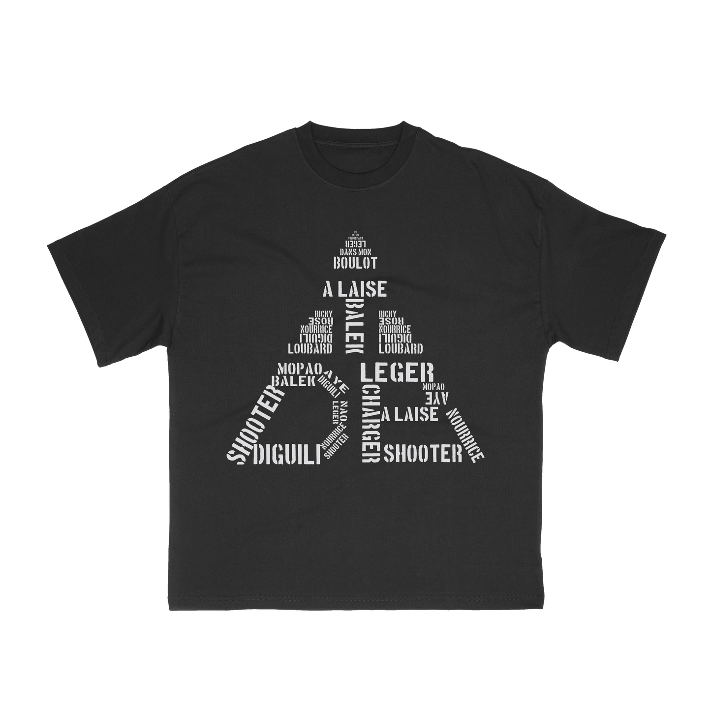 T-SHIRT TDB À L'AISE BLACK