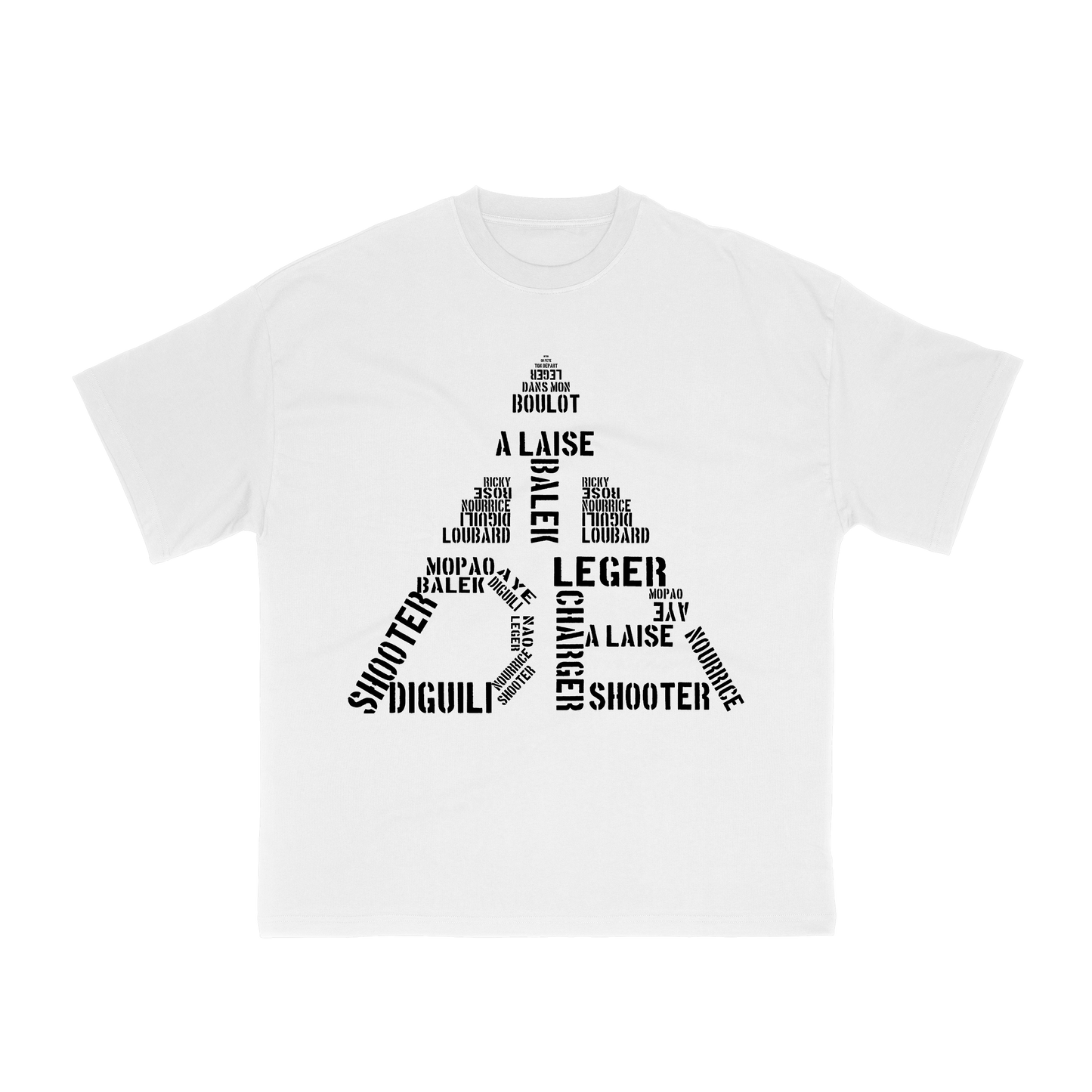 T-SHIRT TDB À L'AISE WHITE